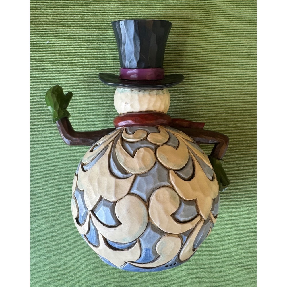 Jim Shore Heartwood Creek 4032483 Light Up Snowman Top Hat Christmas Reitired! - Picture 6 of 12